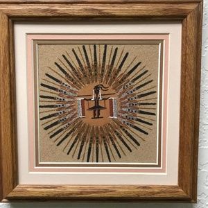 Authentic Navajo sandpainting